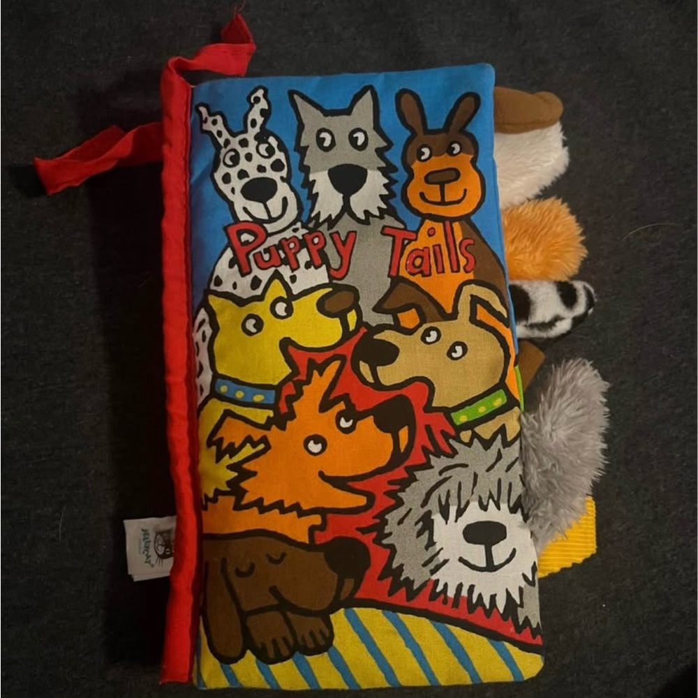 Jellycat Puppy Tails Book
